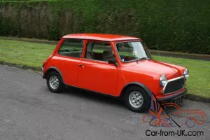 1984 AUSTIN MINI MAYFAIR RED ONE OWNER WITH SUPER LOW MILES ....FROM HCC