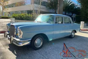 1966 Mercedes-Benz S-Class 1966 MERCEDES-BENZ 230 S BLACK PLATE CALIFORNIA CAR