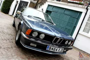  1984 BMW 635 CSI AUTO ARCTIC BLUE, 63,450 MILES 