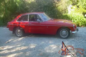 MGB GT 1973, manual with overdrive