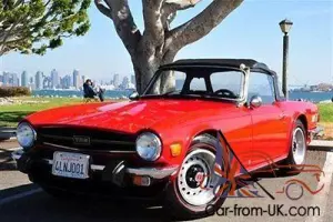 1974 TRIUMPH TR6 ROADSTER RED EXCELLENT INSIDE & OUT CLASSIC SPORTY BEAUTIFUL