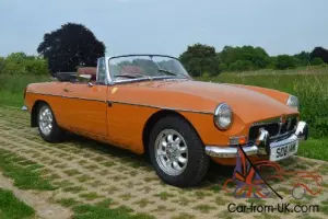  1974 MG B Roadster Classic Car 