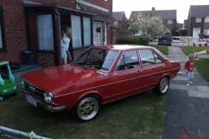  Audi 80 B1 1.3 L Coral Orange 1973. 