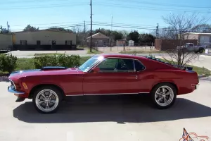 1970 Mustang Mach 1 Restmod - Candy Red/Raven Black