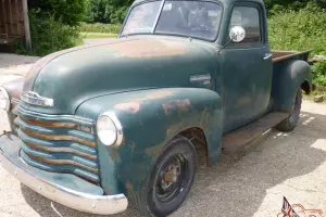  1949 Chevrolet stepside pickup truck original, runs drives or V8 hotrod 