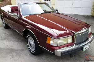 RARE..1986 Lincoln Mark VII LSC CONVERTIBLE...RARE, 1 0F 12