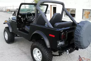 1978 JEEP CJ7 4x4 V8 304 BLACK BEACH CRUISER PRICE REDUCED CLASSIC RESTORATION