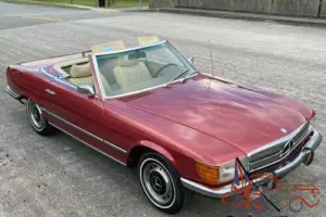 1973 Mercedes-Benz SL-Class 571 Brilliant Red Metallic w Parchment LEATHER