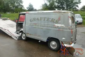 austin van 200 j4 J4 barn find restoration project