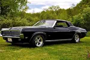 1969 Mercury Cougar XR7 Convertible Triple Black