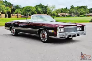 Absolutly amazing 75 Cadillac Eldorado Convertible two tone 59ks loaded pristine Photo