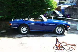 1975 Triumph TR6 LHD CF Model OVERDRIVE Convertible Petrol Manual