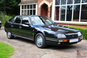  1988 CITROEN CX 25 GTi TURBO 2 BLACK WITH BLACK LEATHER AND WORKING AIRCON 