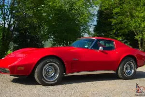 BEAUTIFUL RED 1973 CORVETTE STINGRAY CLASSIC CAR L48 350 EXCELLENT CONDITION