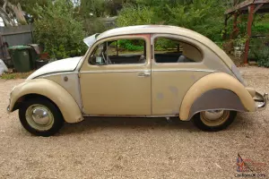  Rare Vintage Oval 1957 VW Beetle Volkswagen Sedan 36HP Original Genuine Volksy 