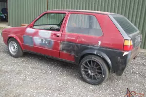 VW golf rear wheel drive drifter track day unusual R.W.D Volkswagen golf