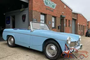 1963 MG Midget, Iris Blue, 28k, outstanding example