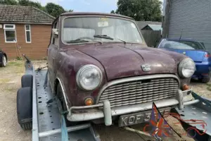 Classic Austin Mini Mark 1, 1967  resto project 1 family owner, 60K miles.
