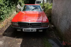  1985 MERCEDES BENZ 280 SL RED AUTOMATIC 