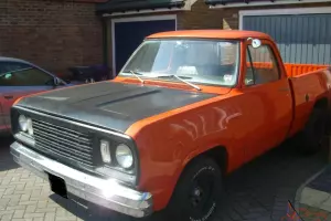 1972 DODGE PICKUP D100 400 (6.6) V8 ORANGE MOPAR 