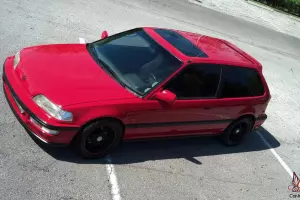 1989 Honda Civic Si Hatchback 3-Door 1.6L Turbo DOHC ZC JDM Civic SiR Conversion
