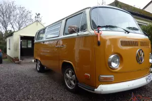 vw baywindow deluxe camper lhd 1972