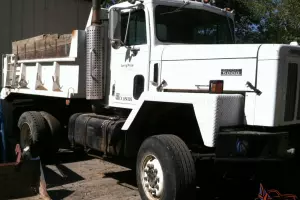 International Harvester Pay Star 5000 two axle dump truck cummings diesel.
