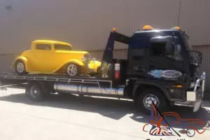 car towing torana holden ford hotrod damaged caravans tractors collector car vw