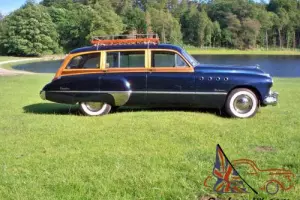  1949 Buick Roadmaster Woodie Stationwagon concourse immaculate RARE 