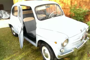 1960s Fiat 600 Seicento with suicide doors
