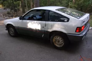 1985 HONDA CRX  HATCHBACK- HF - 5 SPEED A/C - 78980 MILES-ORIGINAL PAINT/DECALS