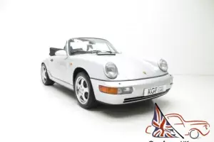 A Classically Elegant Porsche 964 Carrera 2 Cabriolet with Only 54,962 Miles.