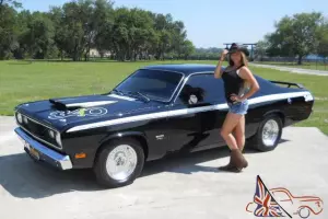 1970 Duster black Twister 340 4-speed  dodge mopar cuda challenger scat pack