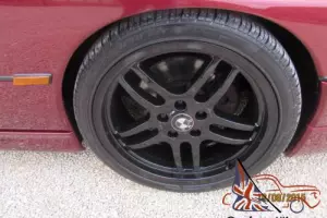 BMW 850I V12 AUTO 1993 FINISHED IN METALLIC CALYPSO RED SCHNITZER TOTAL GREY INT