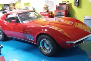 1969 Red  Corvette