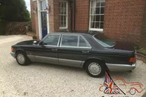 MERCEDES W126 560SEL 1986 , VERY RARE, LOW MILEAGE 93000 AND SERVICE HISTORY