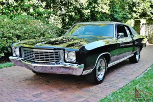 Incredable 1972 Chevrolet Monte Carlo 454 SS triple black 45ks loaded real sweet
