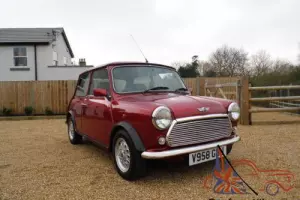 1999 Rover Mini Balmoral in Nightfire Red and just 39,000 miles