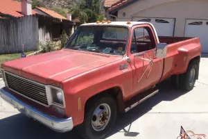 1978 GMC CHEVROLET 1 TON DUALLY 3500 SIERRA GRANDE CAMPER SPECIAL