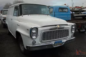 1960 International Harvester Panel Van, UK reg, MOT, V8 auto, RARE