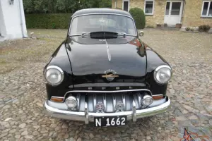 opel olympia rekord black 1953 oldtimer classic car Photo