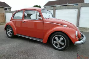  MINT 1971 VOLKSWAGEN 1300 BEETLE ORANGE,VERY ORIGINAL 