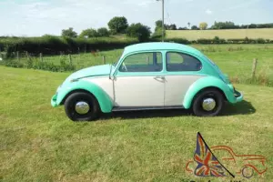 1967 VOLKSWAGEN BEETLE 1500, RECORDED 30000 MILES, GREEN