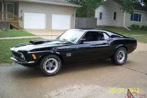 1970 Mustang Boss 429 Raven Black Clone!