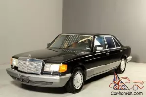1986 MERCEDES BENZ 560SEL SUNROOF LEATHER FRONT&REAR HEATED SEATS WOOD ALLOYS !