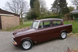 1960 FORD ANGLIA 105E 1600 GT X FLOW IN MAROON/BLACK TRIM * DRY STORED 28 YRS *