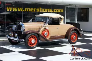 31 Plymouth Roadster Rumble Seat Drives Great