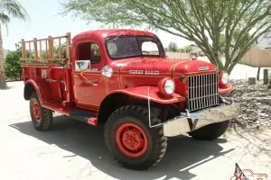 Beautiful Original 1948 Dodge Power Wagon Fire Truck Fire Engine