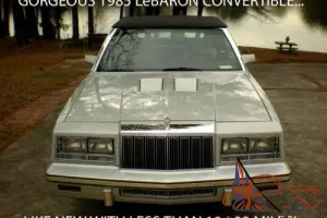1985 Chrysler LeBaron