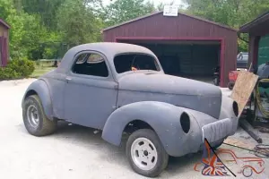 41 steel willys coupe nostalgia gasser street rod race car magnesium halibrands